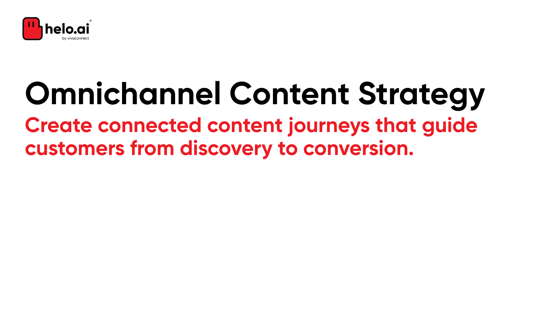Omnichannel Content Strategy